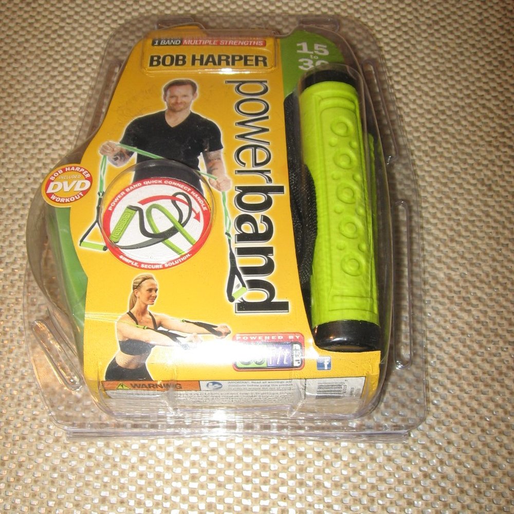 GoFit Bob Harper Power Band 15 to #0 LB Resistance Band New